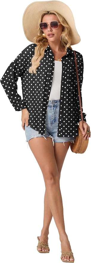 White Black P01 Polka Dot