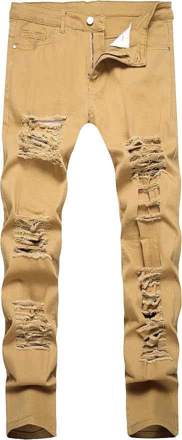 Ripped Khaki