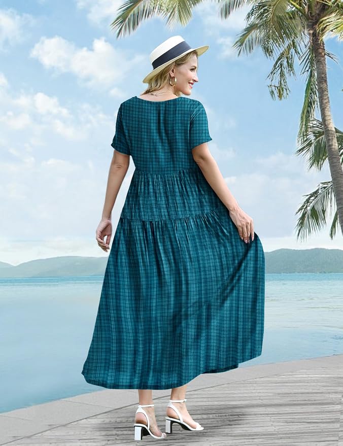 Dark Cyan - Plaid
