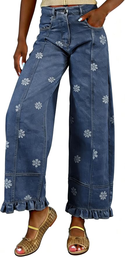 Dark Blue Floral