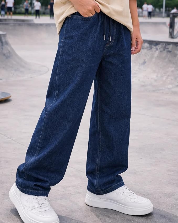 Washed Blue Loose Fit