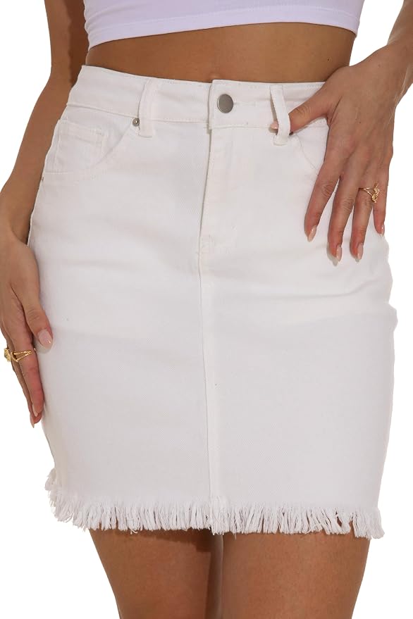Raw Hem White