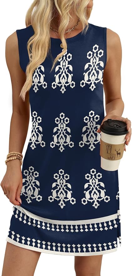 Floral Navy Blue