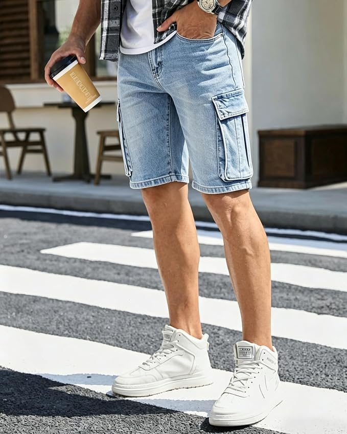 Blue Flap Back Pocket