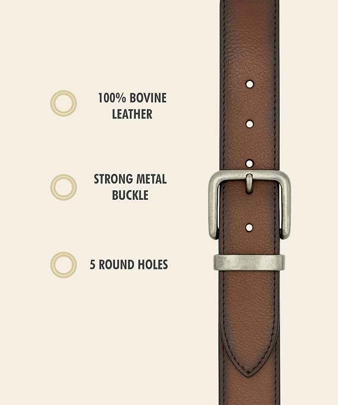 Brown / Black / Silver Buckle