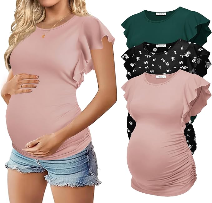 Pink / Floral Black / Lake Green(3pcs)