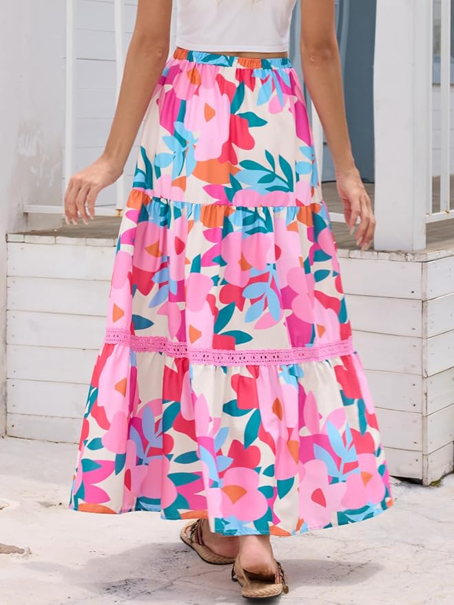 ‌pink Blue Floral