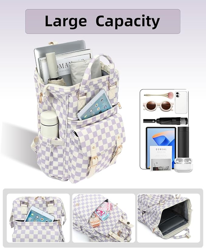 Checkered Purple