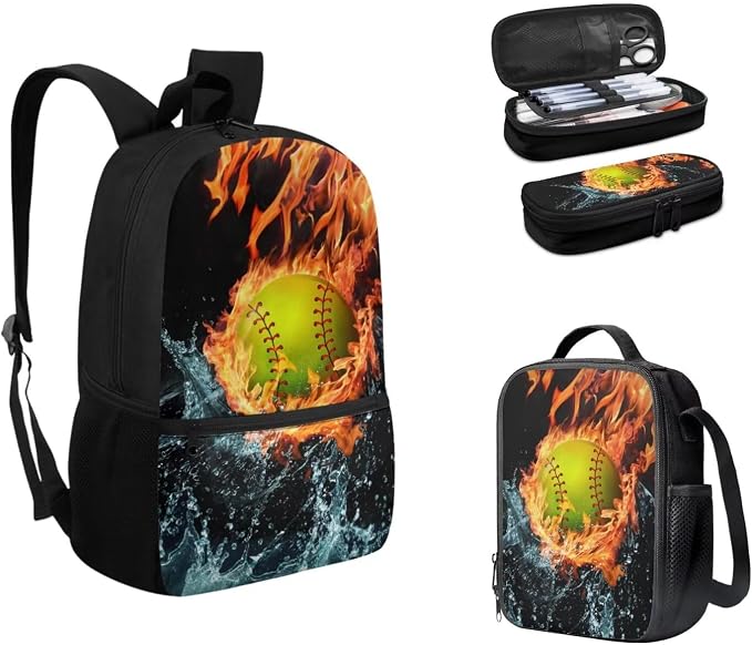 Baseball Water Fire
