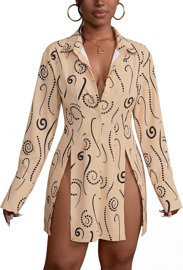 Dotted Line Khaki