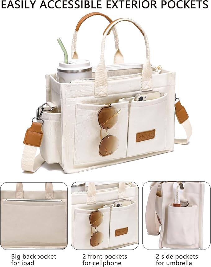 New Upgrade White With Compartments and Side Cup Holders