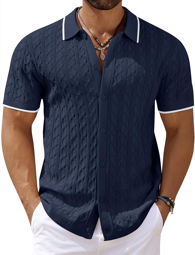 Navy Blue-white