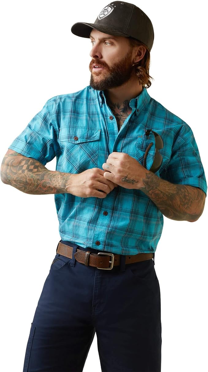 Bachelor Button Plaid