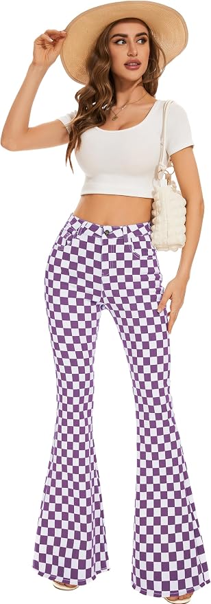 Deep Purple Checkered