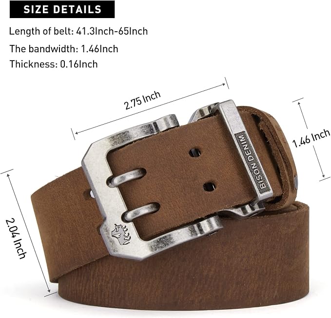 W-silver Buckle+brown Belt