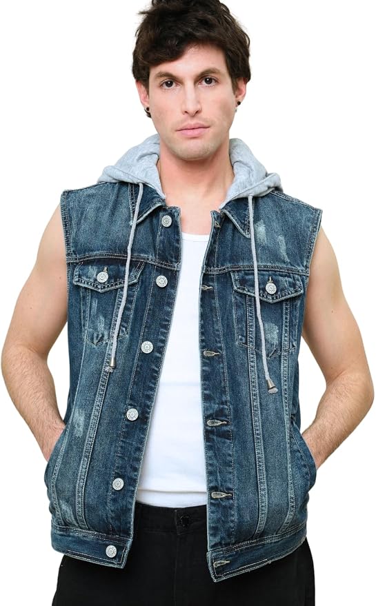 Distressed Dark Indigo
