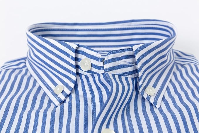 Navy White Striped 423
