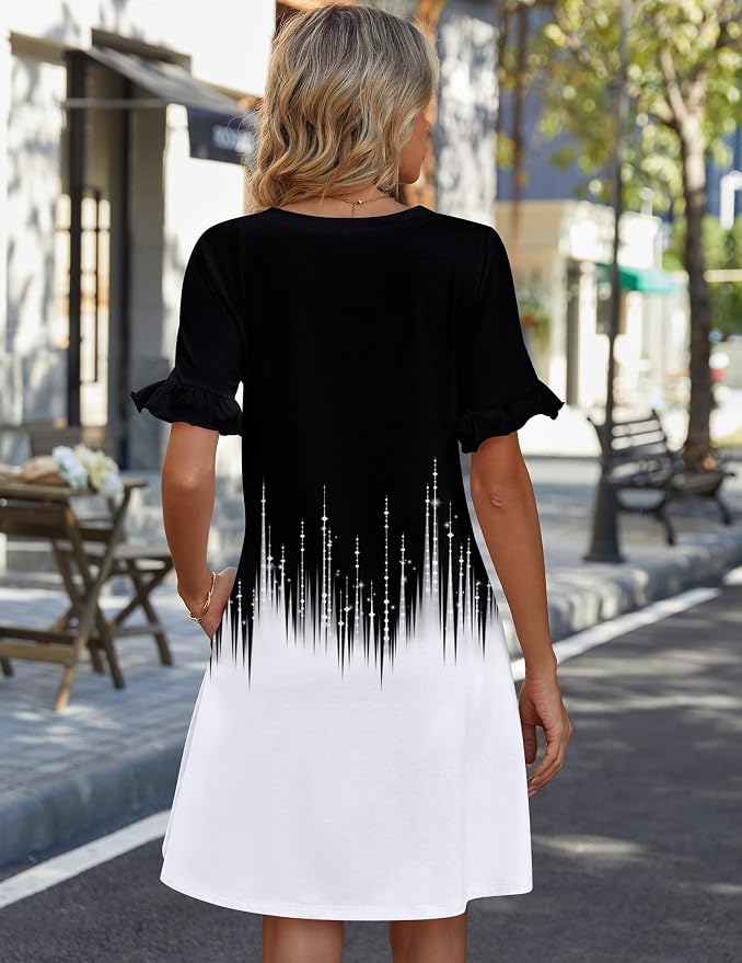 Black White Printed