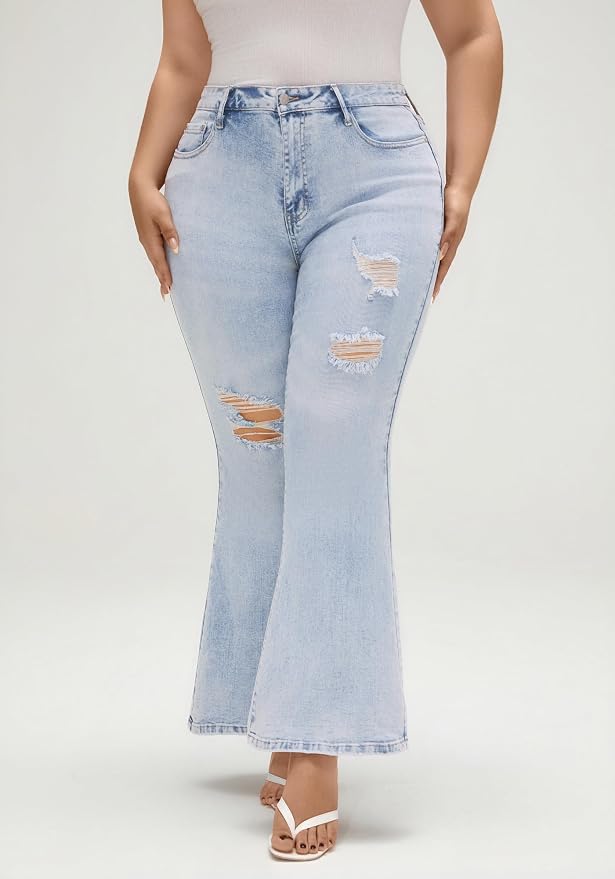 Mid Rise Snow Blue