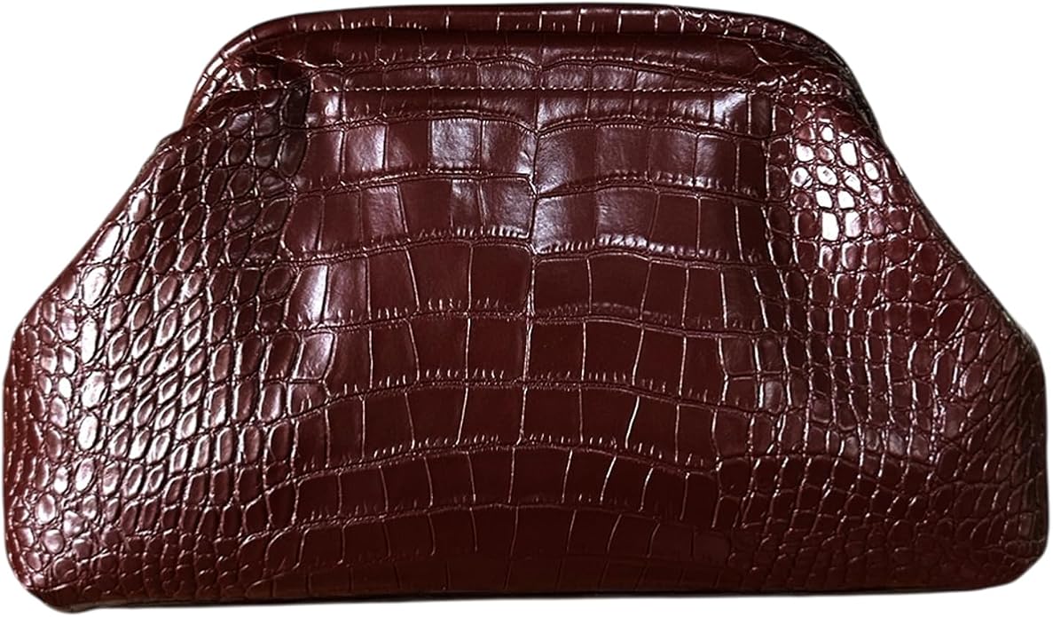 Brown Crocodile Print