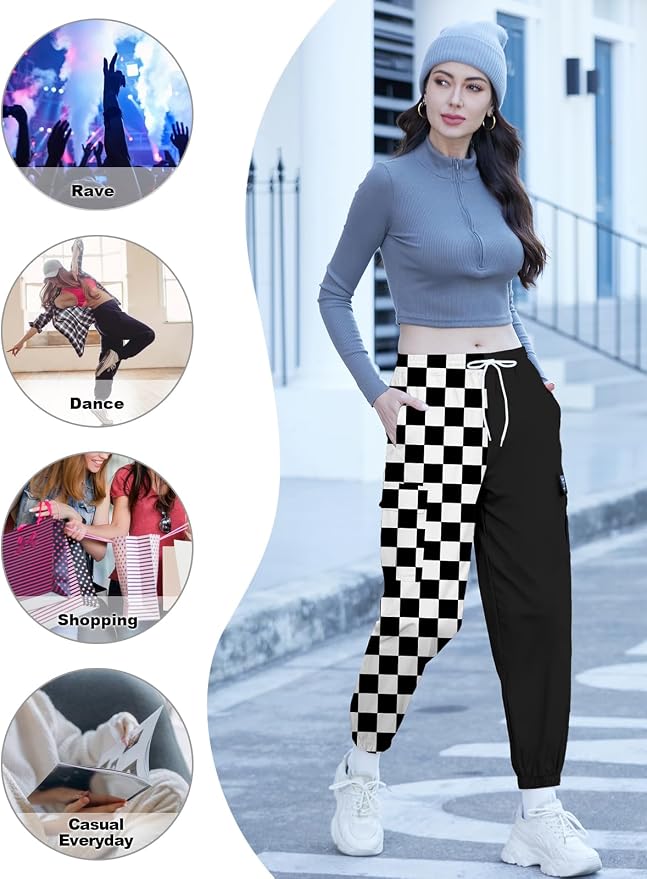 Black White Checked