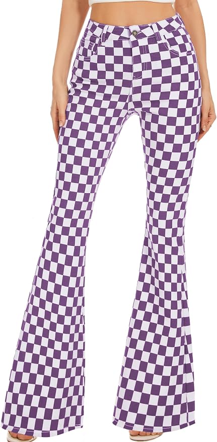Deep Purple Checkered