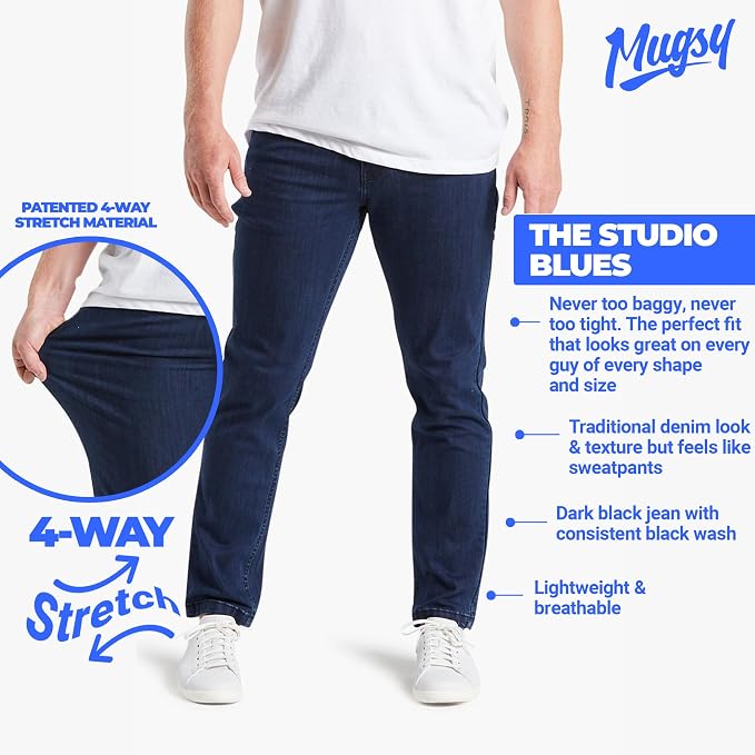 Dark Blue Wash - Studio Blues
