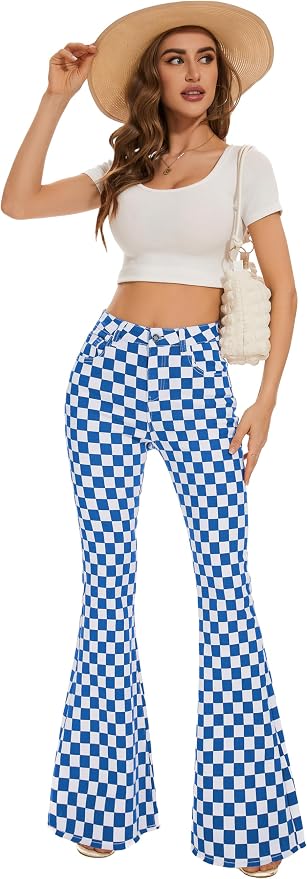 Blue White Plaid