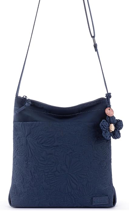 Navy Flower Quilt