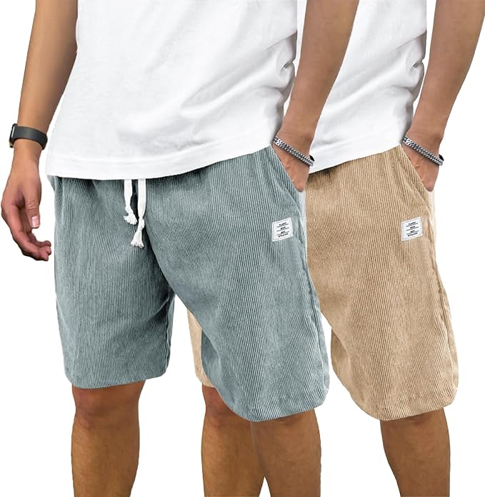 Light Blue & Light Khaki