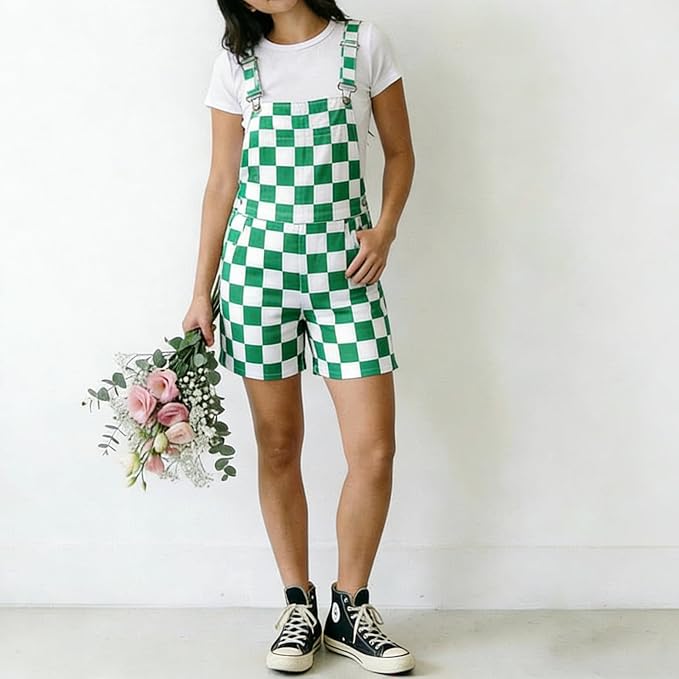 Green Checkered