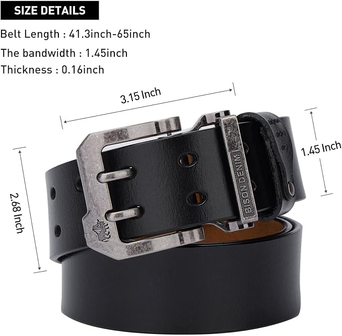 W-silver Buckle+black Belt