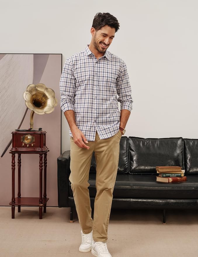 Khaki Gingham