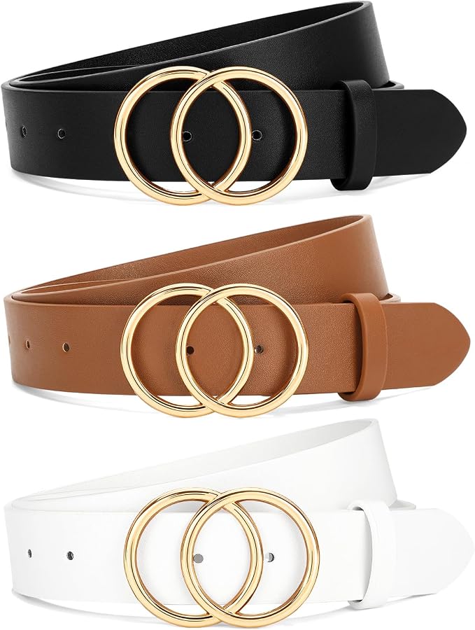 3 Pack-black+brown+white
