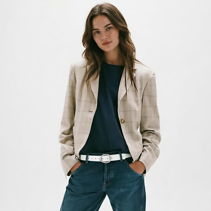 White_silver Buckle