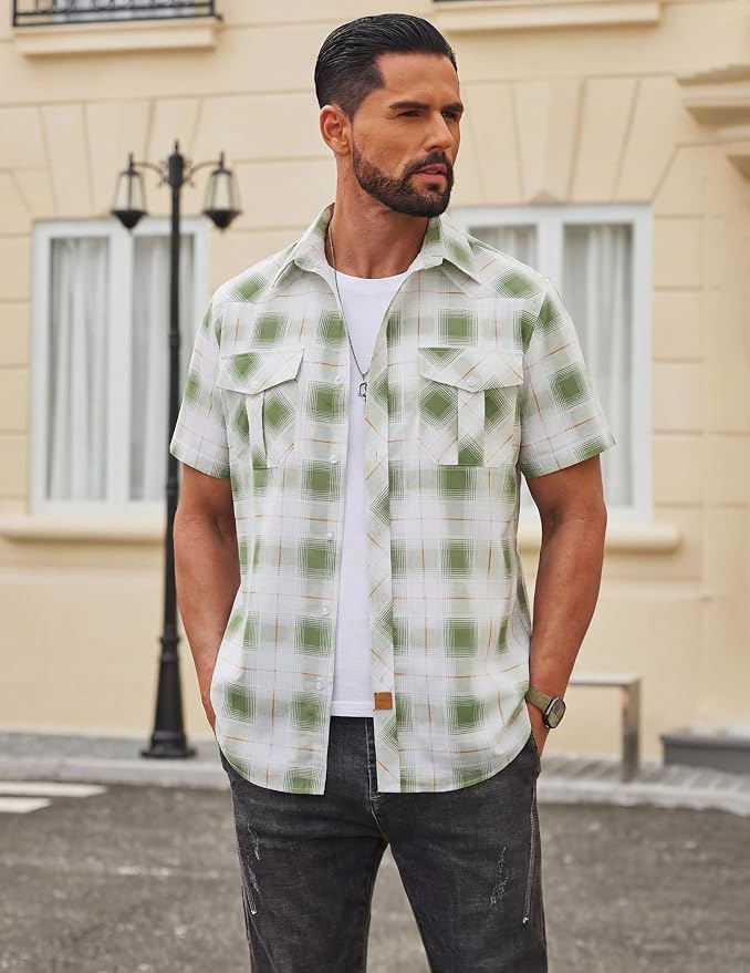 Green,white Plaid