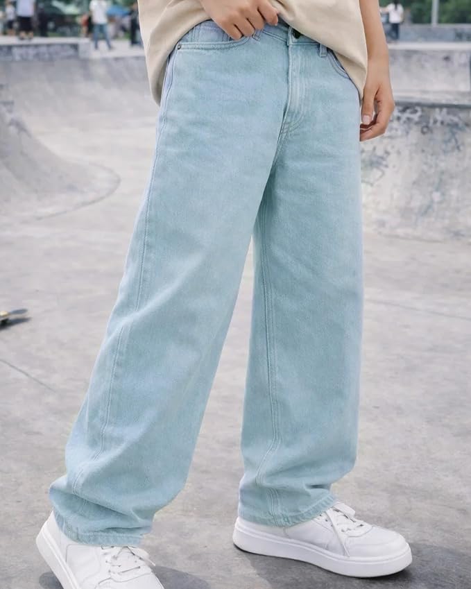 Light Blue Chillow Baggy Fit
