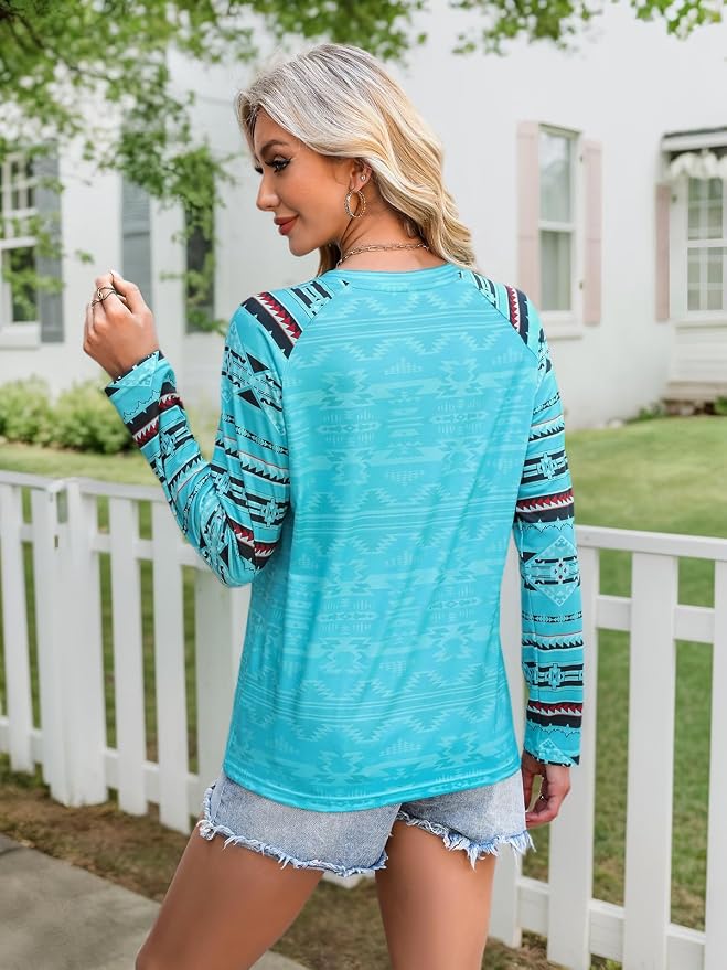 Turquoise Aztec