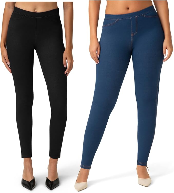 Medium Wash/Black - 2 Pair Pack