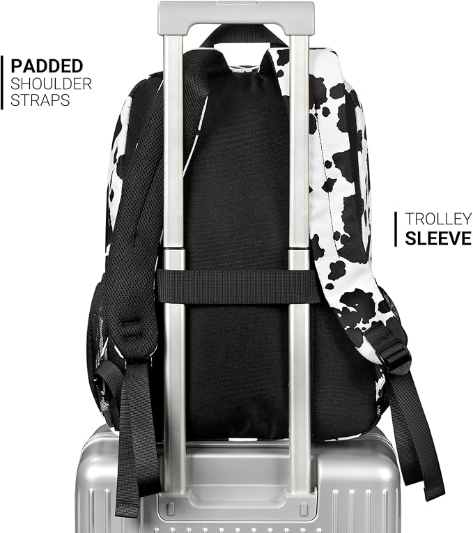 Cow Print Black