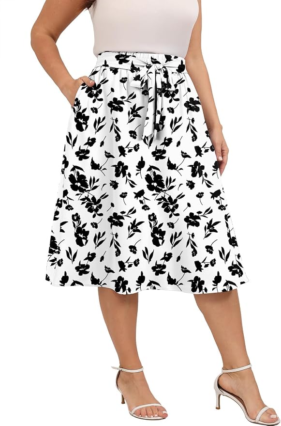 White Black Flower