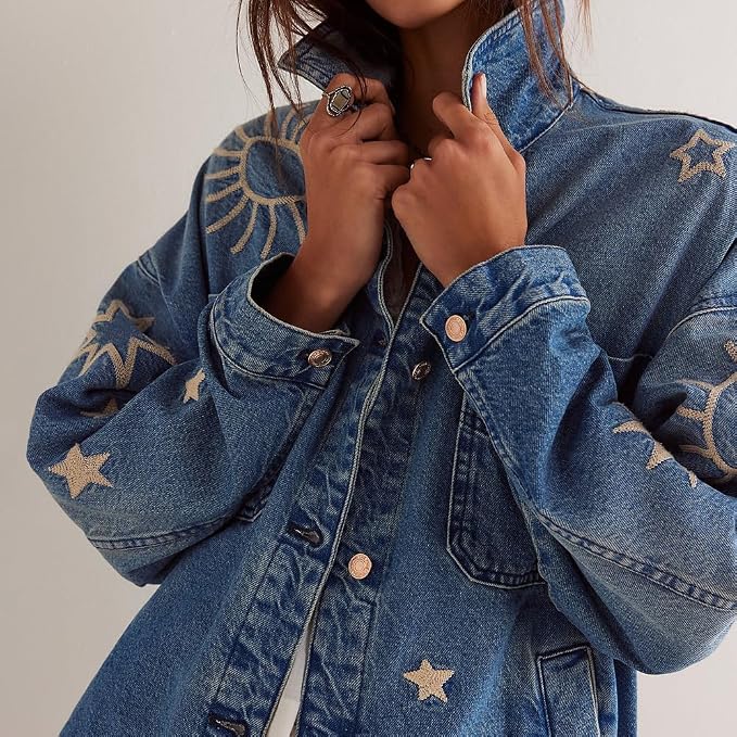 Blue Embroidery
