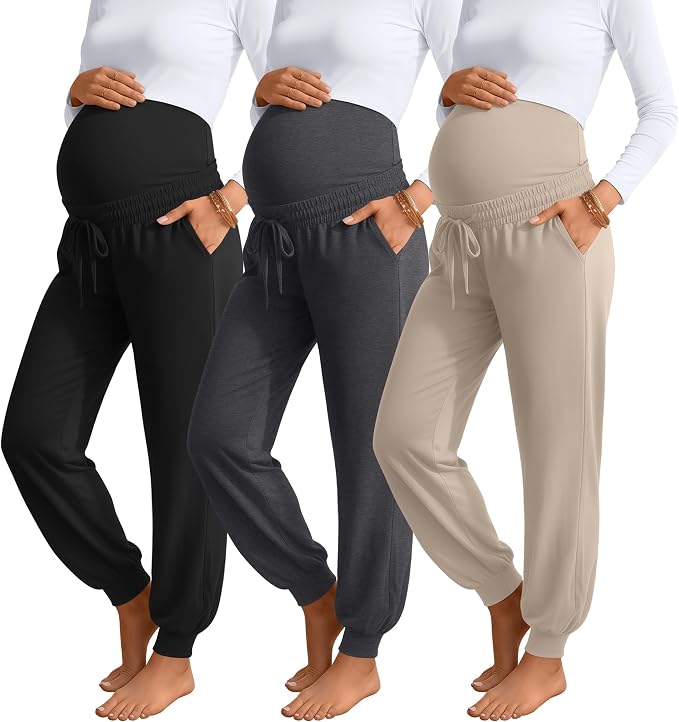 Apricot, Dark Heather Gray, Black