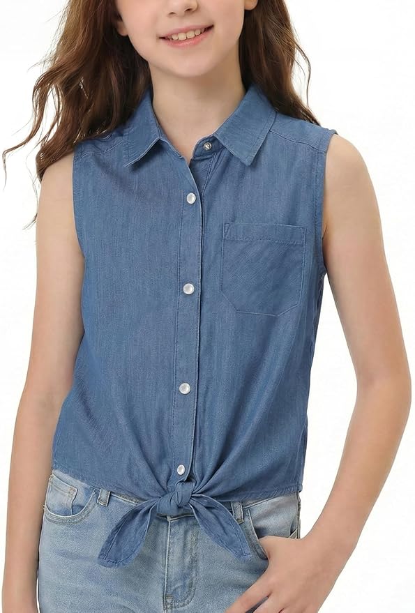 Snap Denim Medium Blue