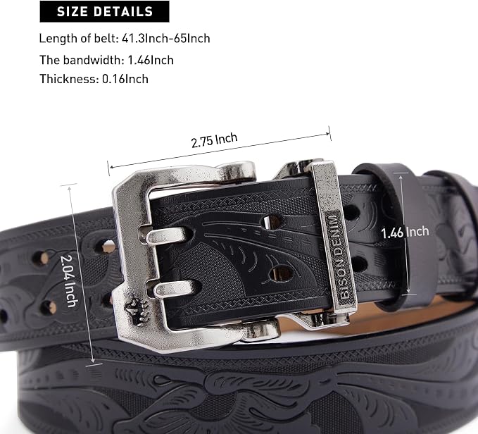 W-silver Buckle+black Printed Belt
