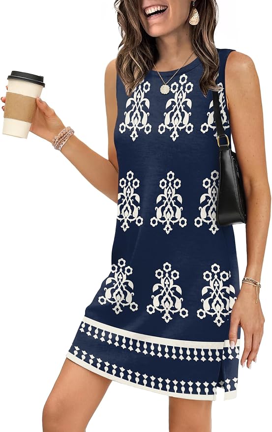 Floral Navy Blue
