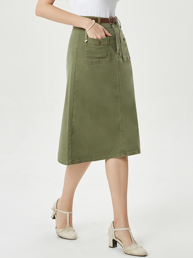 Army Green Denim