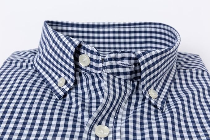 Navy White Check 430