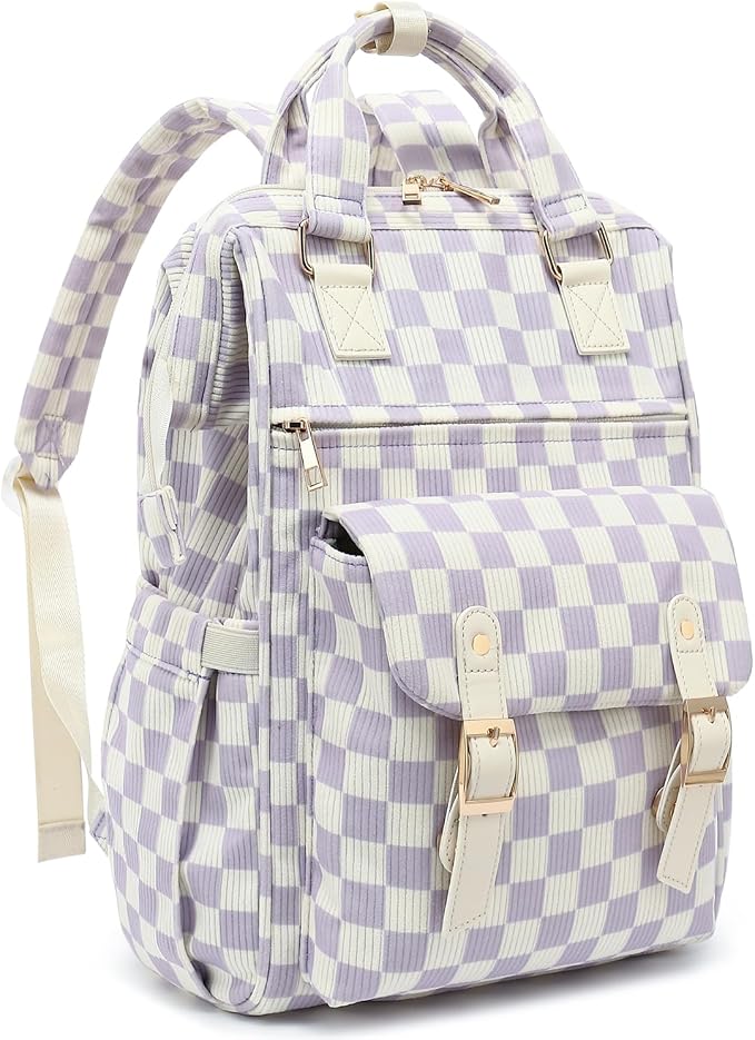 Checkered Purple