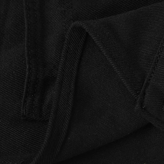 02#big and Tall Work Overalls-black